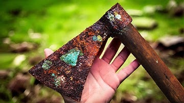 Rare Axe Restoration With Viking Engravings