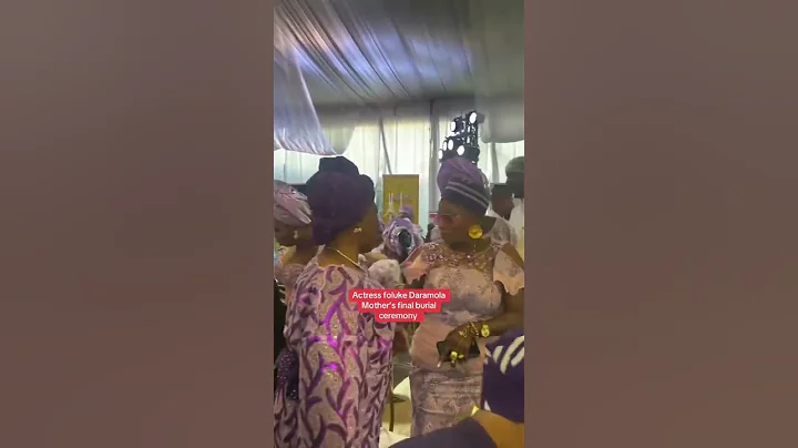 Actor Jide Kosoko Live at the final burial of Actress Foluke Daramola’s mother today.   #oflagostv