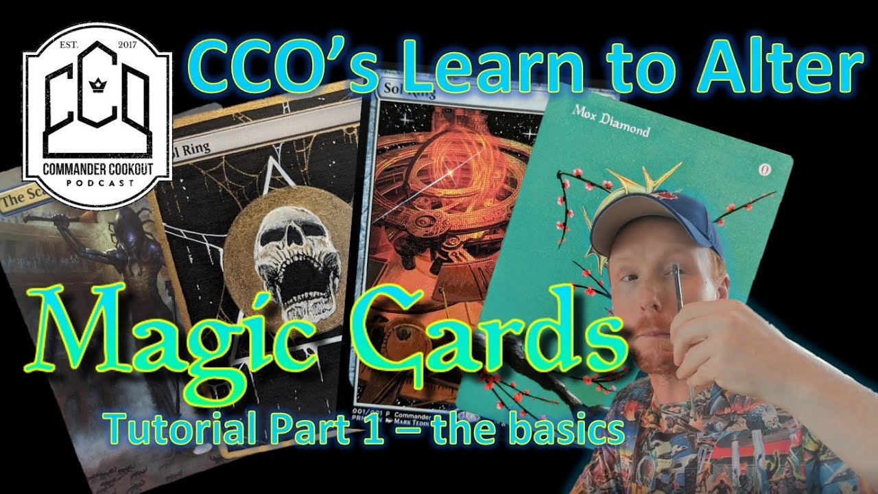 Magic Alters Example MTG Altered Art Tutorial - part 1- Basic Intro to Alters | Beginner's ...