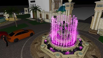 Luxury house fountain model - Thiết kế nhạc nước biệt thự cao cấp