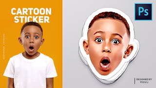How to Design Your Own Custom Stickers - Photoshop Tutorial