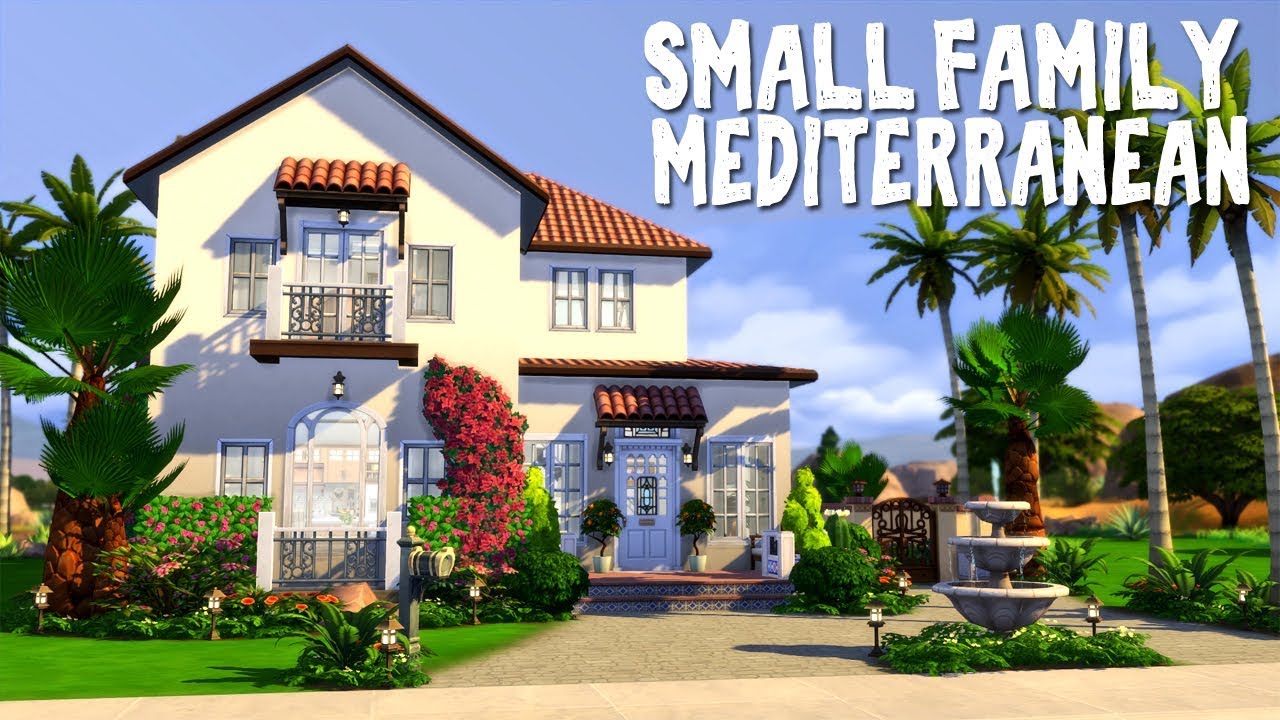 sims 4 residential lots real life mediterranean