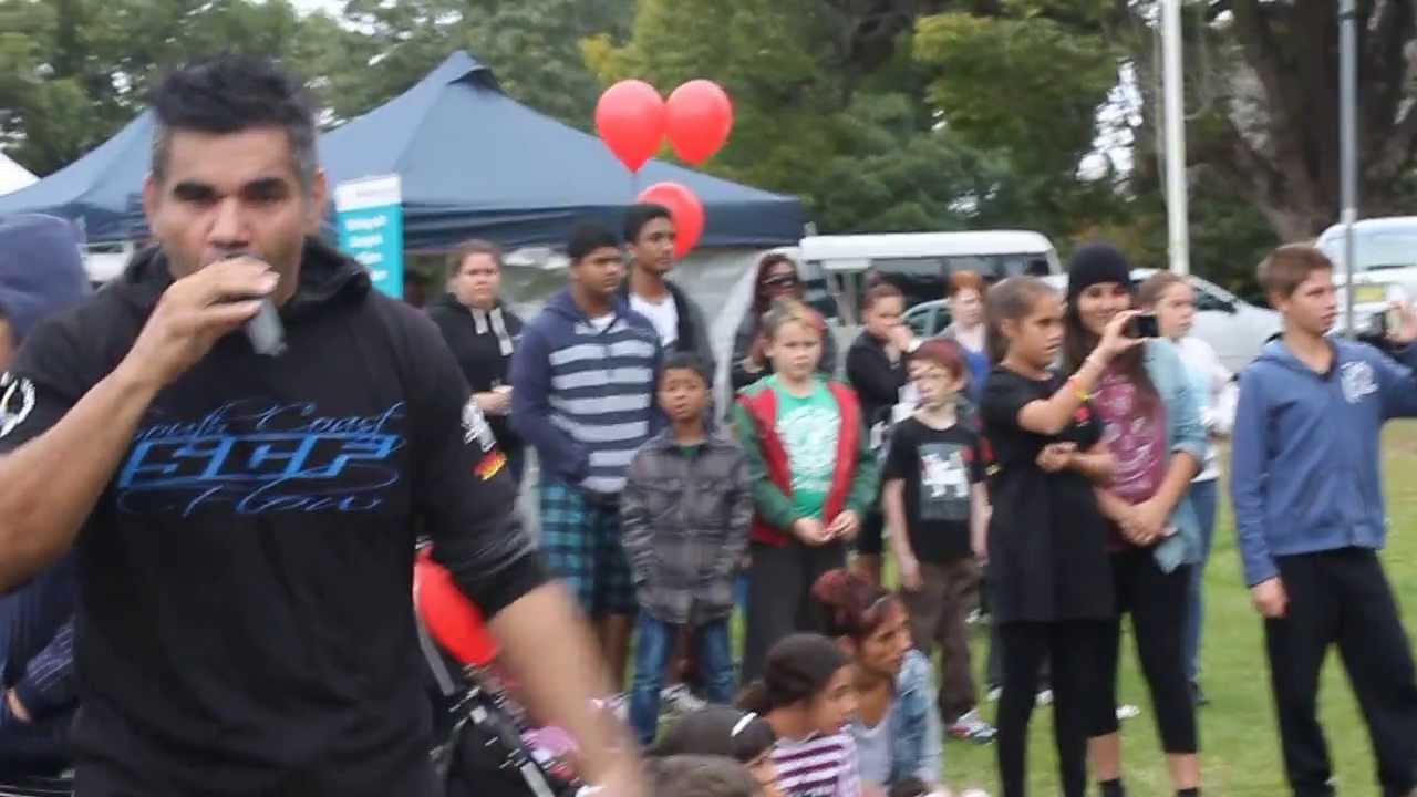 NAIDOC Week Celebrations Nowra Showground 2013 South Coast Flow perform original song