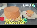 Receta básica Pastel de Vainilla|Magdalena