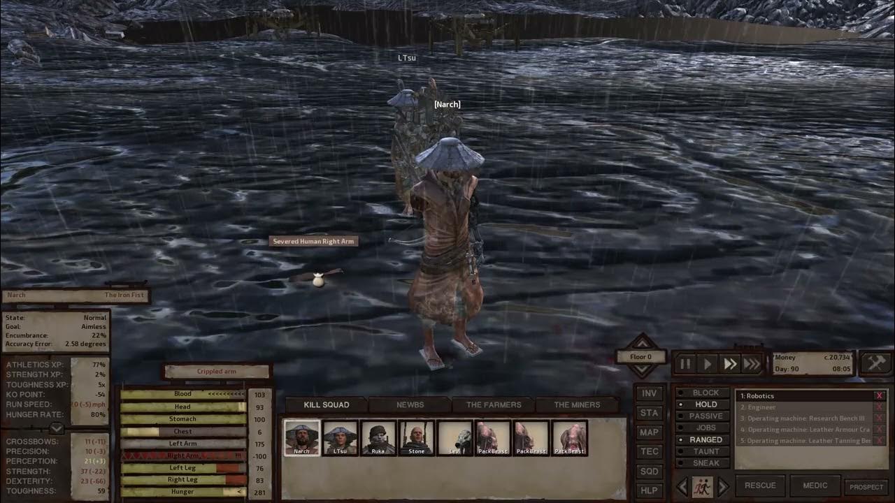 Kenshi losing an arm YouTube