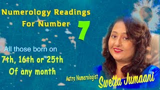 Numerology for No.7 (With Subtitles), मूलांक 7, जन्मांक 7, Birth Date 7, Mulank 7