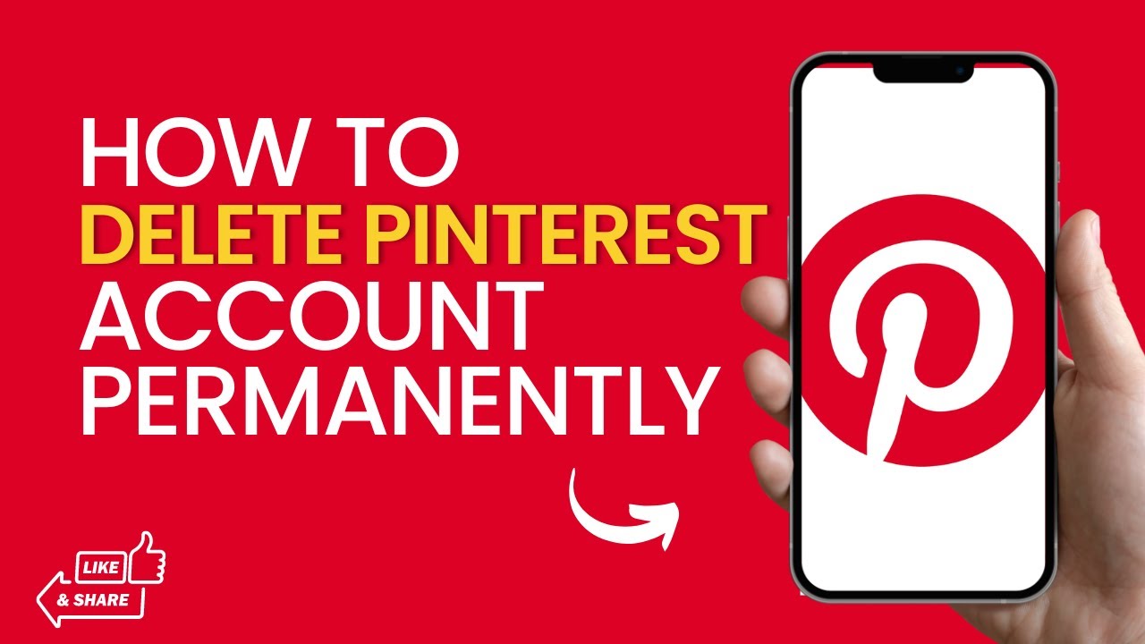 How To Delete Pinterest Account Easy & Quick YouTube
