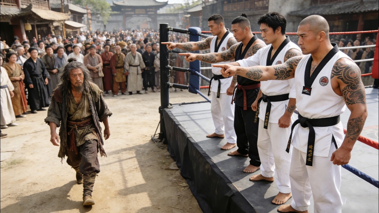 【功夫電影】擂台惡霸瞧不起邋遢小夥，怎料小夥是隱藏高手，一拳秒殺他。| Kung Fu |中國電視劇