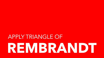 Affinity Photo Tutorial - Applying the Triangle of REMBRANDT for more dramatic portrait photos