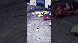 Three Bmw Cars Drifting