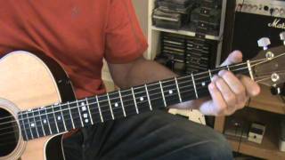 Cours rythmique blues basique pour débutants. chords