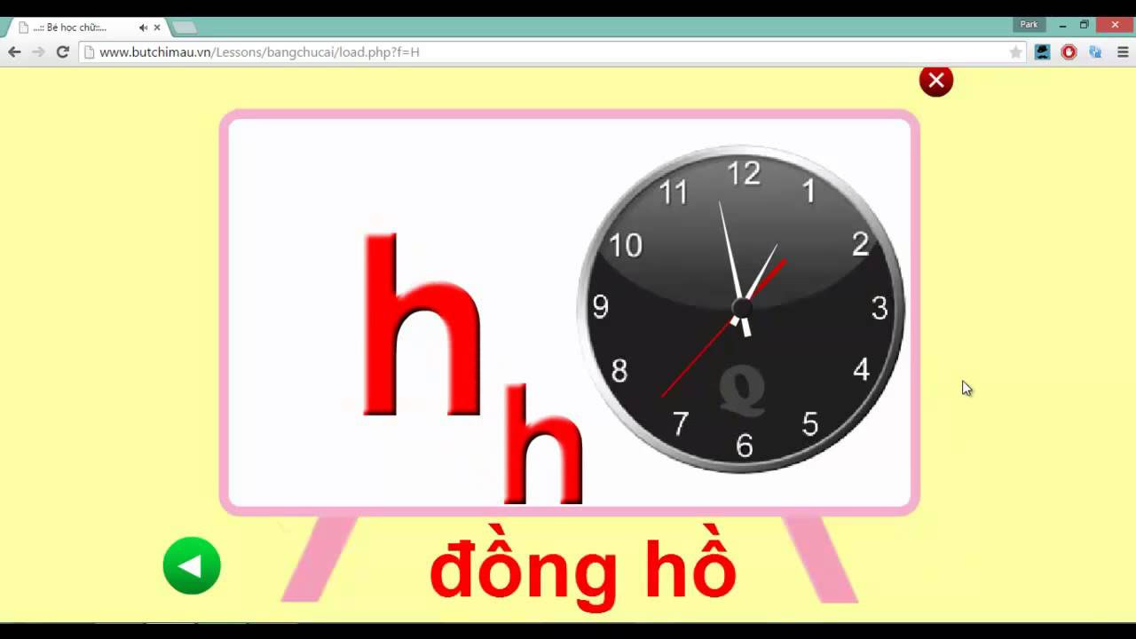 Dạy bé học chữ cái tiếng Việt - Chữ H - youtube