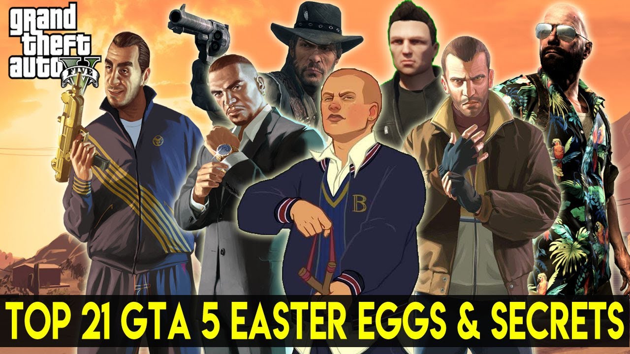 21 EASTER EGGS &amp; RAHASIA GTA 5 YG JARANG DIKETAHUI - PART 6 - YouTube