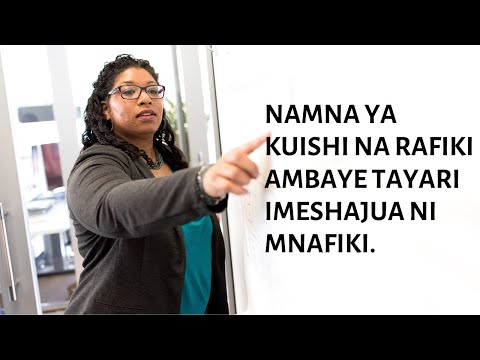 Video: Jinsi Ya Kumsamehe Rafiki