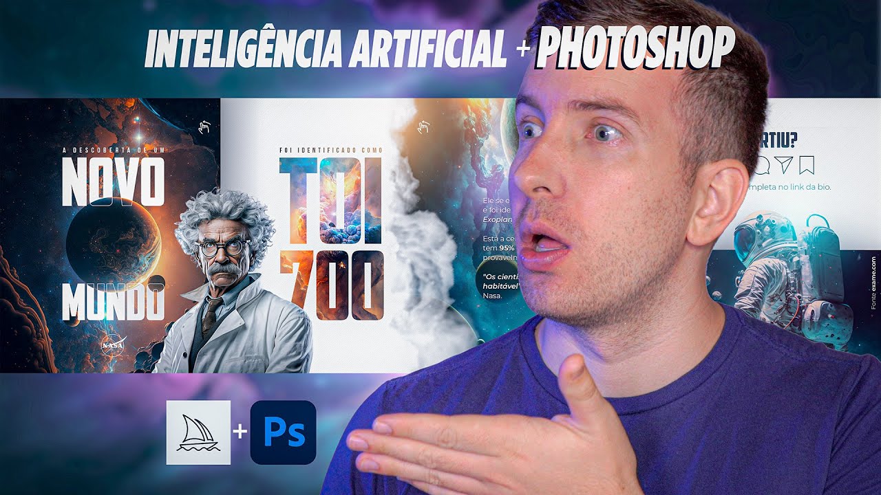 Como fazer POST CARROSSEL usando MIDJOURNEY e PHOTOSHOP (SOCIAL MEDIA com INTELIGÊNCIA ARTIFICIAL)