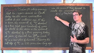 Half Life Carbon 14 Dating Exponential Decay