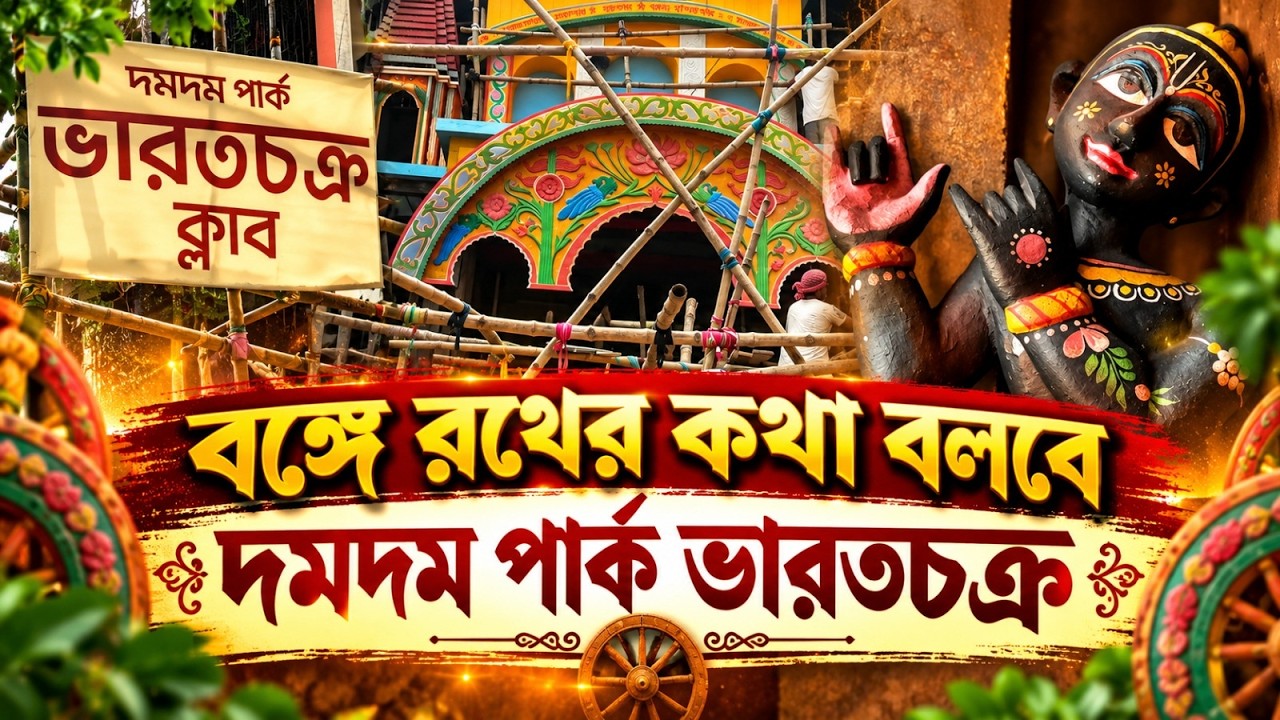 বঙ্গে রথের কথা বলবে দমদম পার্ক ভারতচক্র