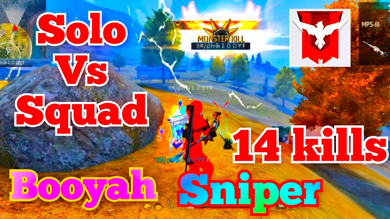 Solo vs Squed BR Rank Heroic lobby Booyah Full Rush Gameplay garena ...