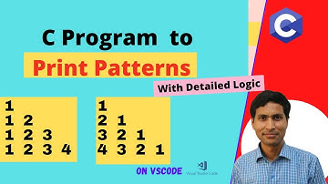 C Program to Print Pattern -8 || Logic & Program || C Programming  || Dilip Kumar Gangwar