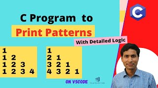 C Program to Print Pattern -8 || Logic & Program || C Programming  || Dilip Kumar Gangwar Wealth