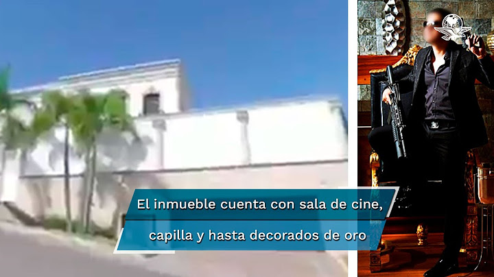 Así luce por dentro la lujosa narco-mansión del “Chino” Ántrax