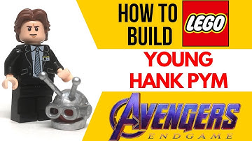 HOW TO Build LEGO YOUNG HANK PYM from AVENGERS: ENDGAME