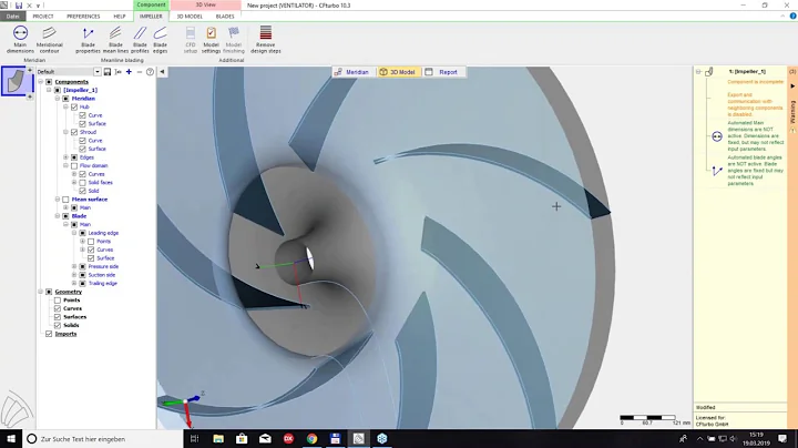 Webinar Centrifugal Fan Design with CFturbo + Flow Simulation with TCFD