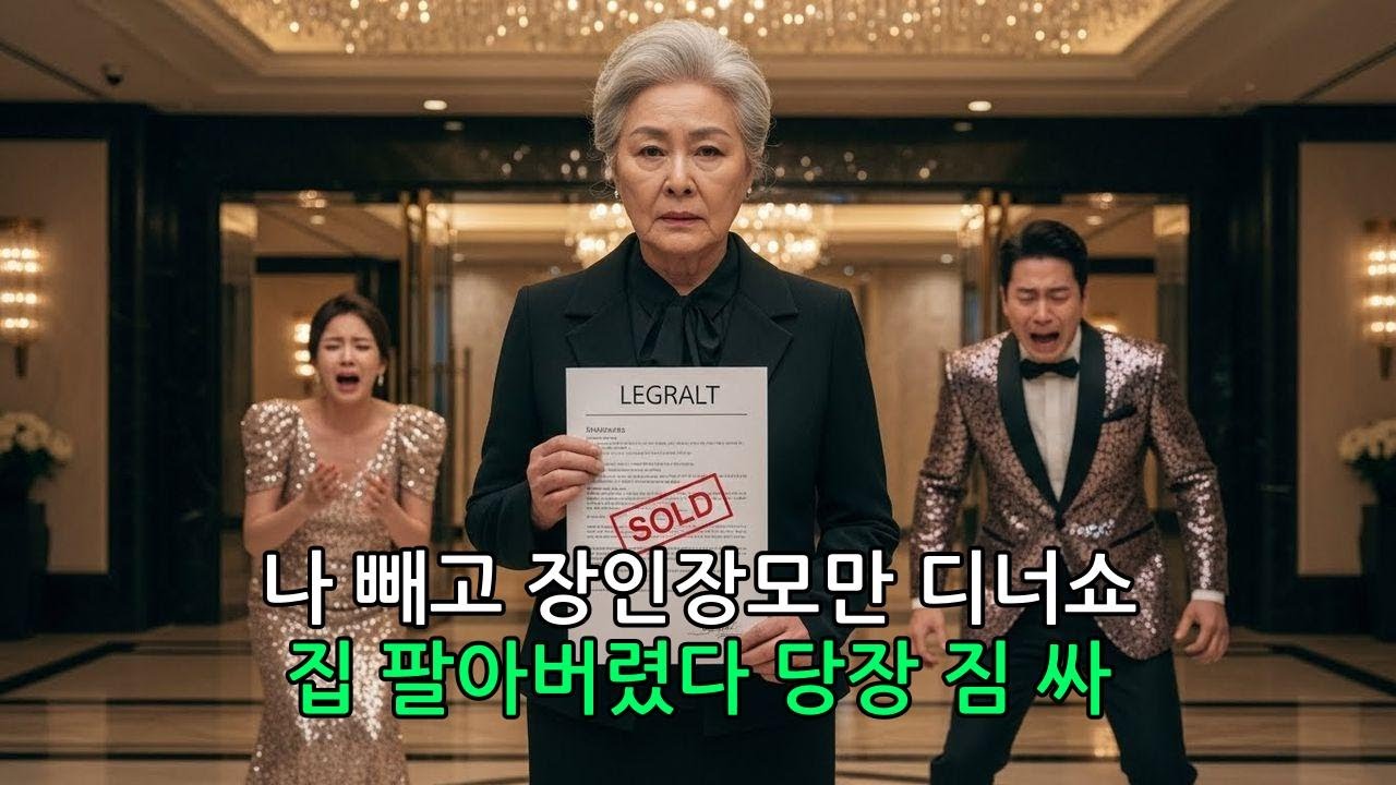 처가만 모시고 디너쇼 간 아들, 입장하자마자 아들 집 팔아버린 할머니의 참교육