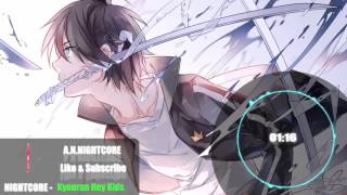 Nightcore - Kyouran Hey Kids // Noragami Aragoto Opening Full Resimi