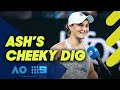 Ash Barty makes subtle crack at Jim Courier in post-match interview | Australian Open 2022