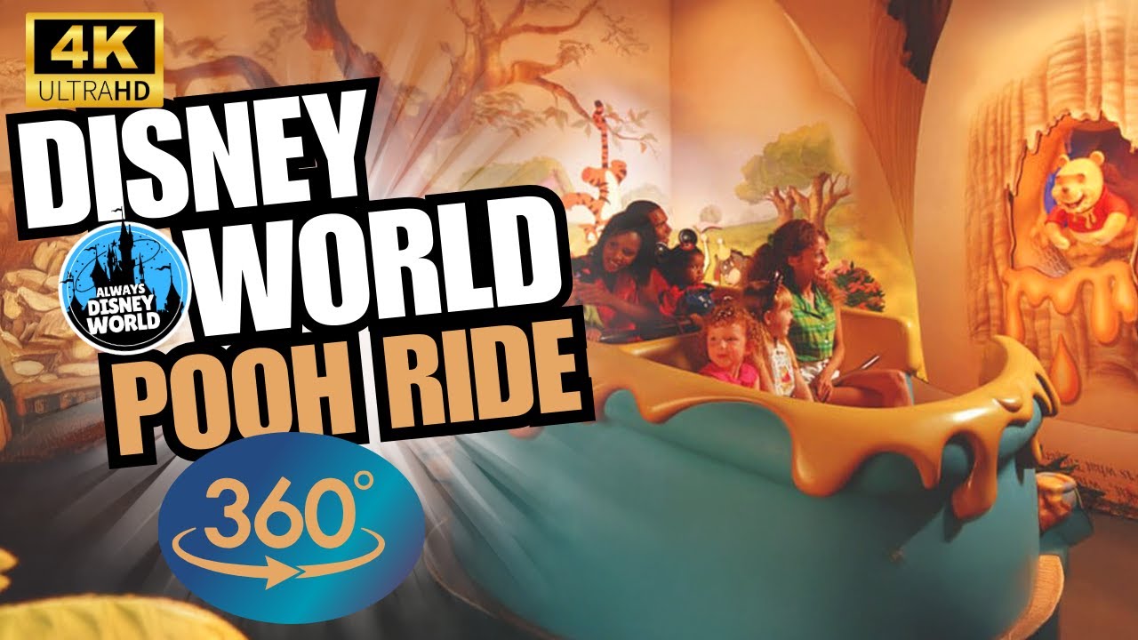 4K 360 vide0 | Many Adventures of Winnie the Pooh - Magic Kingdom Ride ...