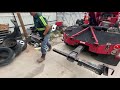 Using the fifth wheel/goose neck attachment on a conventional wrecker
