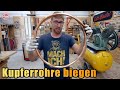 Kupferrohre biegen (diverse Methoden) | Kompressor selber bauen | Lets Bastel