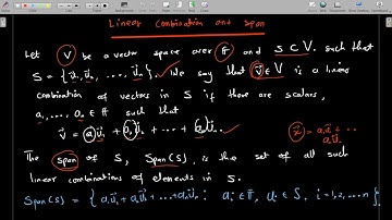 Understanding Linear Combinations and Span | Why the Span of the Empty Set is the Zero Vector