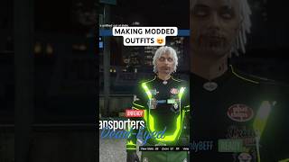 MAKING MODDED OUTFITS HELLA EASY MADE A TRON SET #grandtheftauto5 #moddedoutfits #gtaonline #fypシ