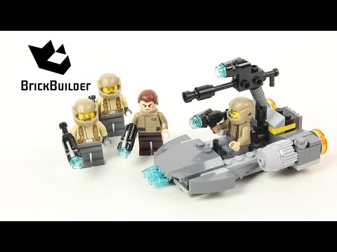 Lego Star Wars 75131 Resistance Trooper Battle Pack - Lego Speed Build