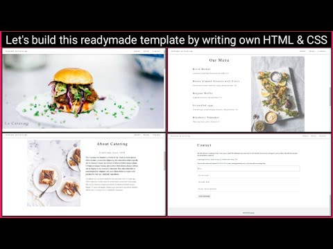 Step by Step tutorial | creating template using HTML & CSS | Web development Series | Suraj Mishra