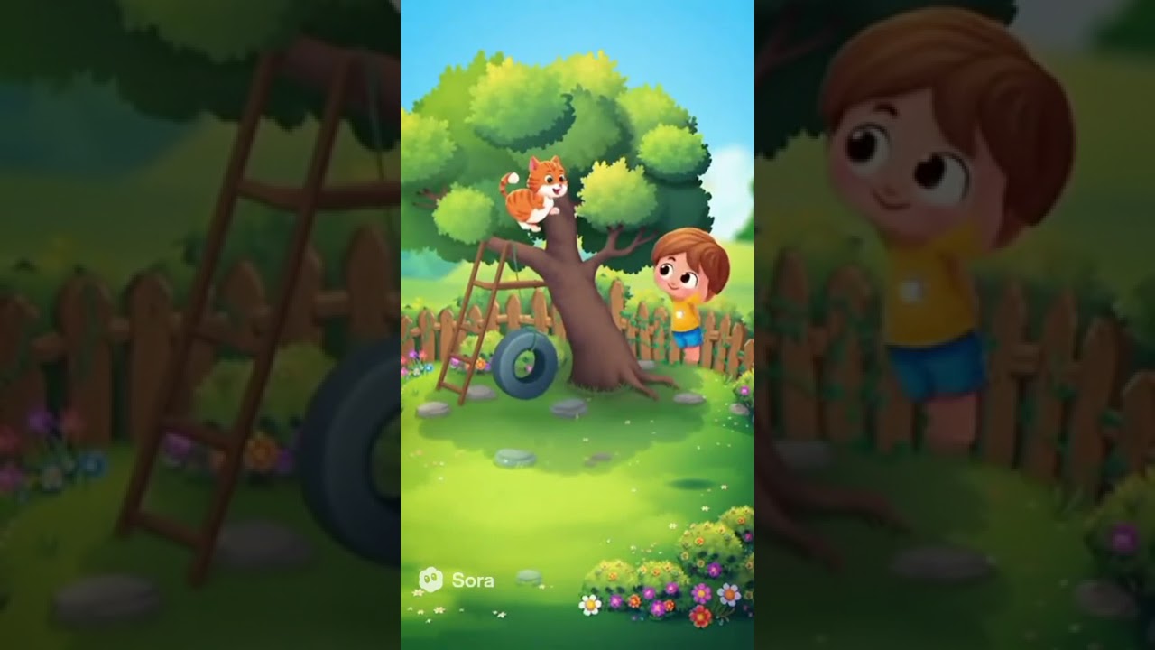 Sweet Lullaby for Babies: A Boy and His Cute Cat's Playful Day | Relaxing Bedtime Animation