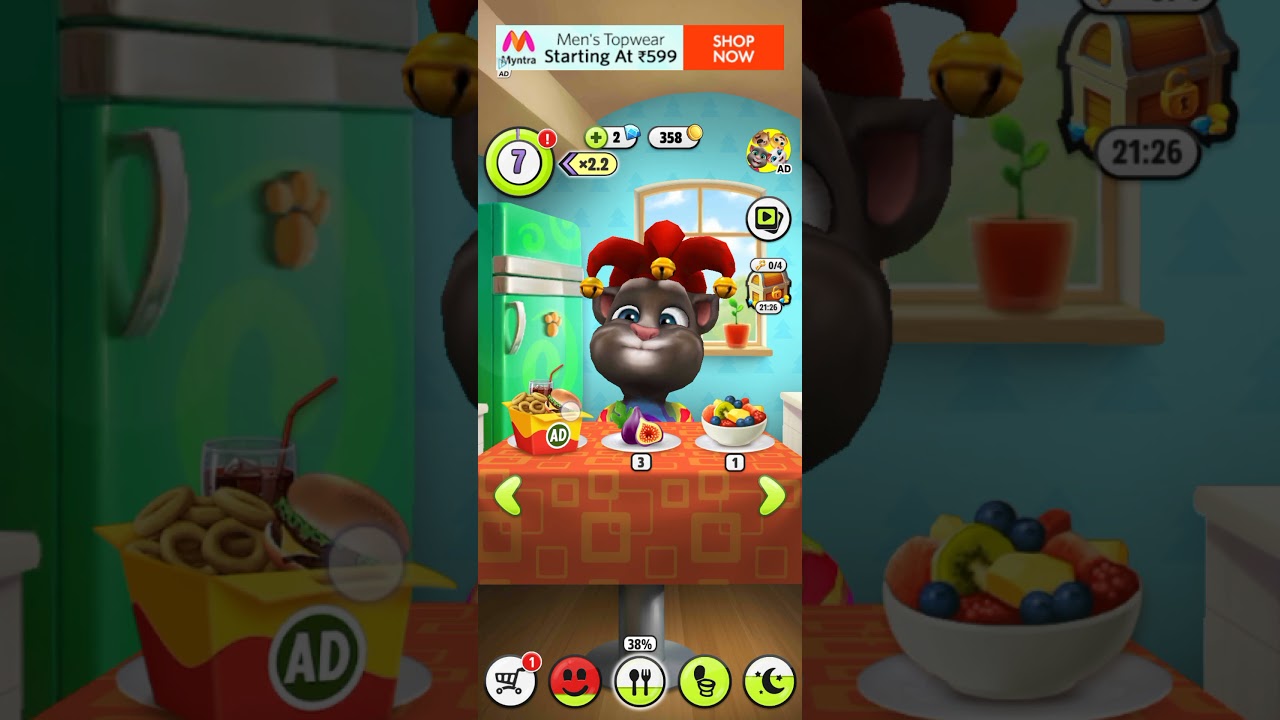 my talking Tom 2 birthday|fun time|