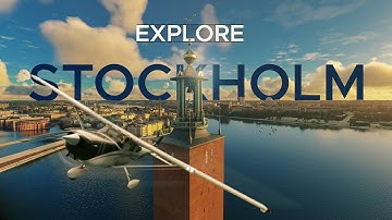 Flying a Cessna Above Stockholm in MSFS2020 | Navigraph Explore
