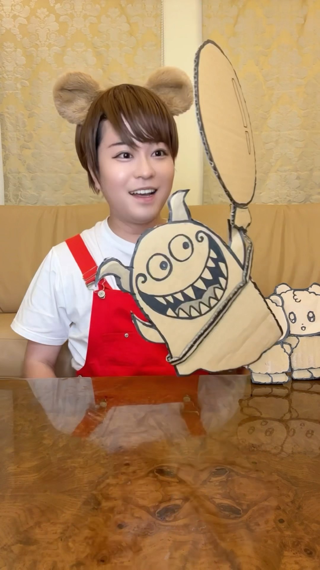 HELP A CARDBOARD BEAR！#asmr