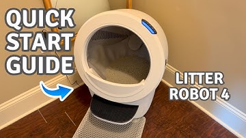 Cat Litter Robot 4 Set up and Quick Start Guide Review