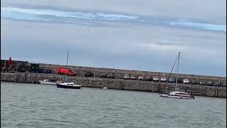 Pilot Boat making an unexpected stop at #margate #harbour #broadstairs #thanet #beach #ramsgate