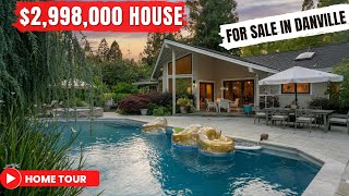 Famous FOR SALE: Your Private Oasis in the Bay Area! 4bd/3.5 bath House with a Pool. Priced at $2,998,000 Net Worth
