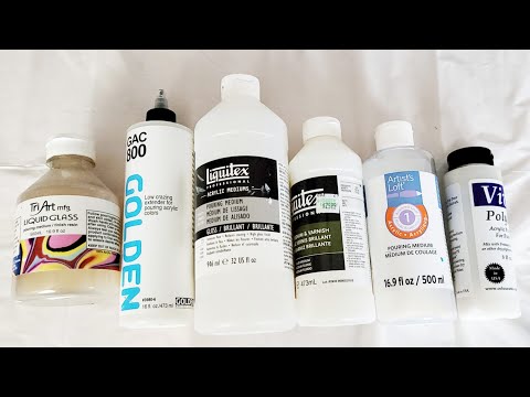 The Recipe Series! Pouring Mediums! Why , How & When To Use Them! Acrylic  Paint Pouring Recipes 