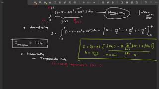 Lecture 4b (Updated): Trapezoidal Method for Numerical Integration with Example