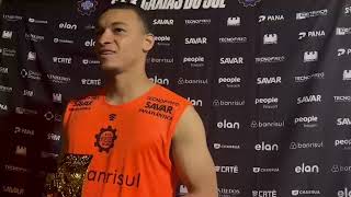 Entrevista do volante Breno Santos | Pós-jogo CAXIAS x Itabaiana