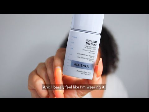 Video: Algenist Sublime Defense Ultra lehká UV obranná tekutina SPF 50 recenze