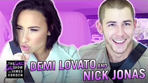 Demi Lovato & Nick Jonas Carpool Karaoke