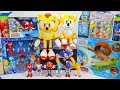 Unboxing the sonic the hedgehog toys asmr  tails super sonic pinball track set sonic mystery box